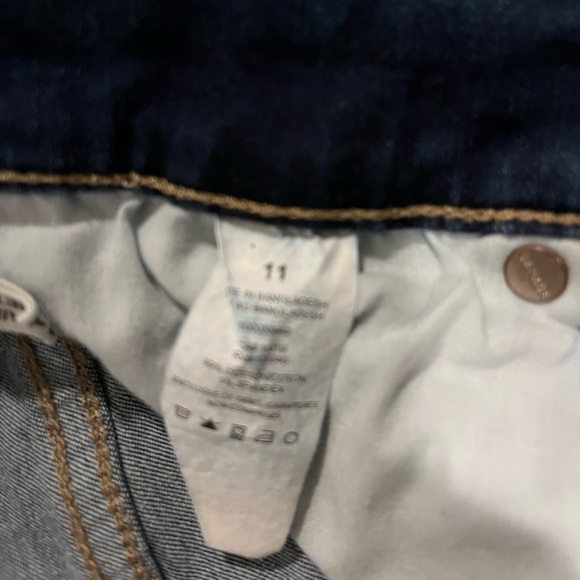 Dark blue Garage Jean short shorts - Picture 4 of 4